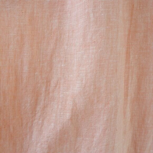 J Crew Size M Linen Woven Wide Leg Seaside Pant Cropped Ankle Coral Orange - Picture 8 of 10